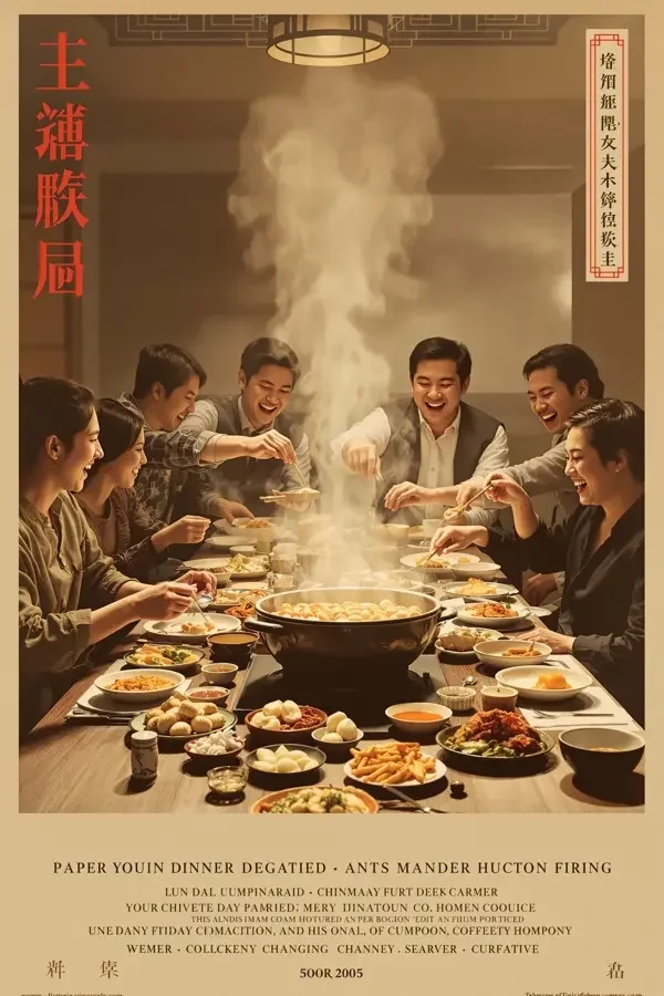 欢乐饭局海报，2025年中国内地电影